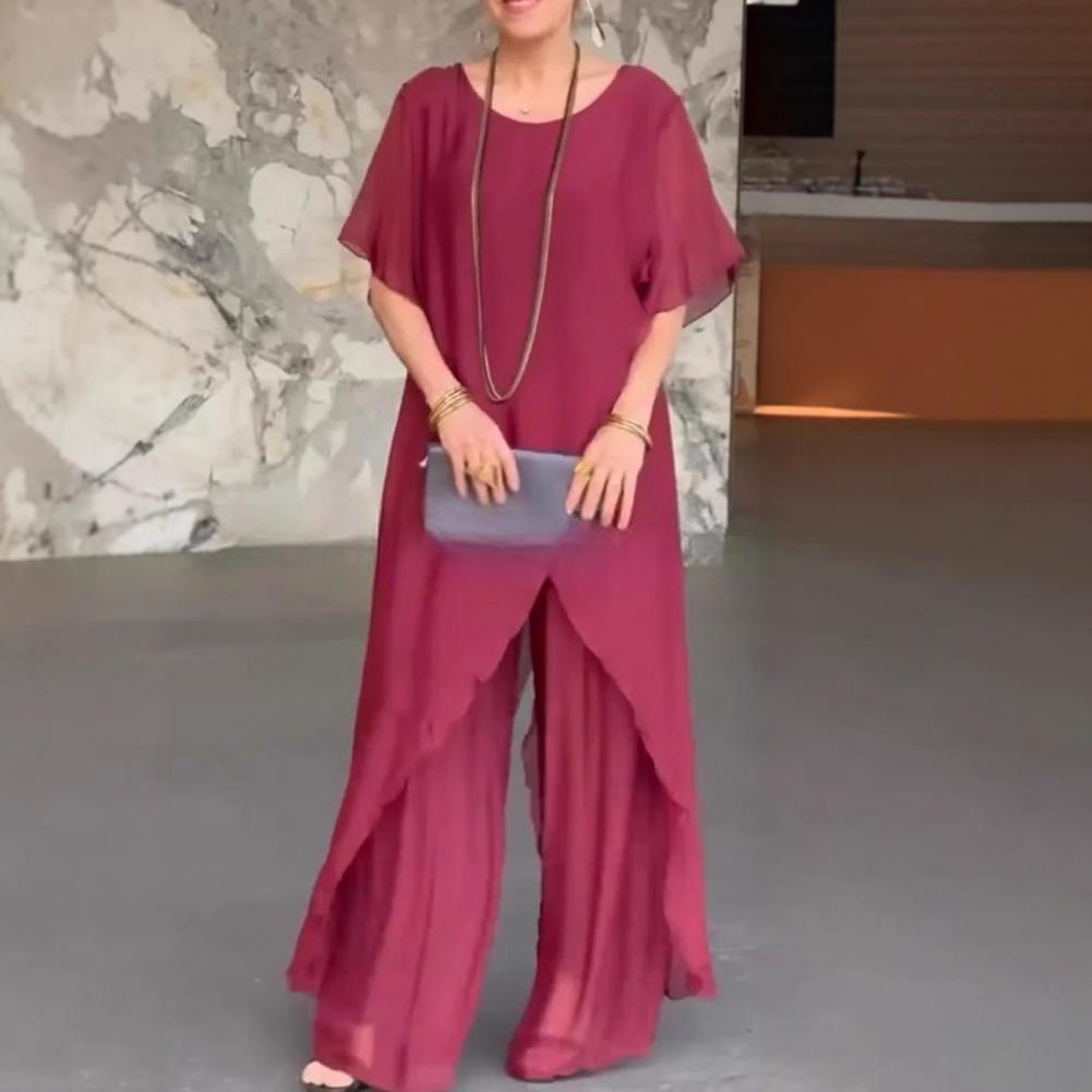 Linen Pant Wide - Kadın Pamuk Keten Pantolon Setleri 2