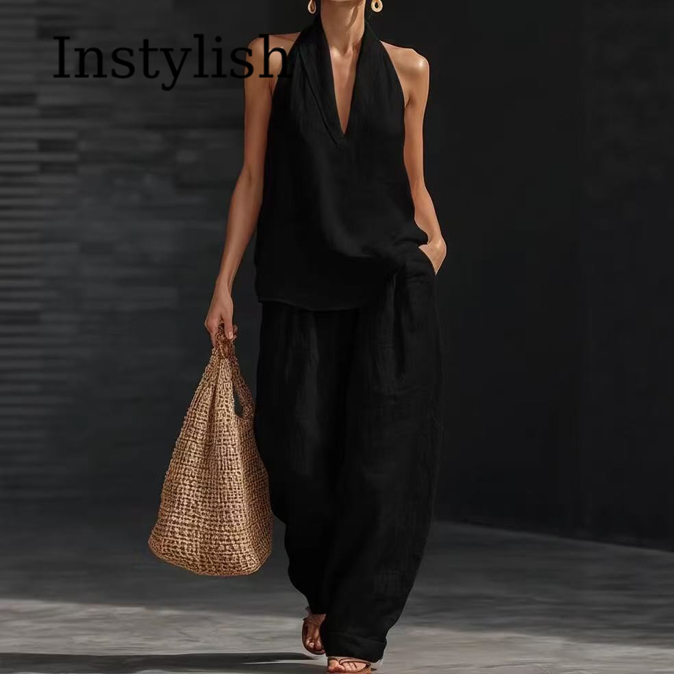 Yazlık Kadın Günlük Keten 2 Pa - Linen Pant Wide incelemesi ve fiyatı