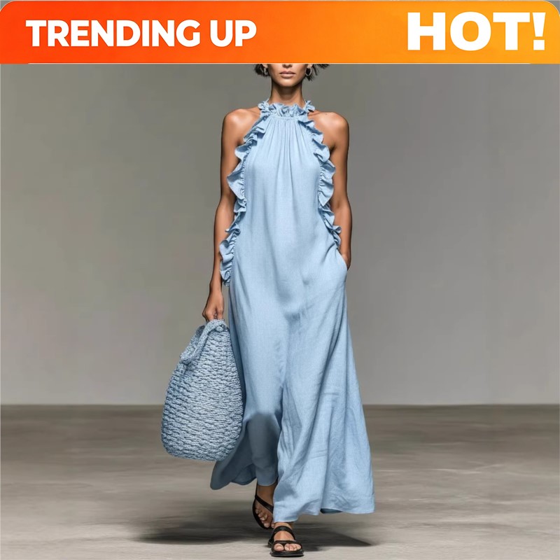 Kişiye Özel Kadın Seksi Halter - Maxi Dress Halter incelemesi ve fiyatı